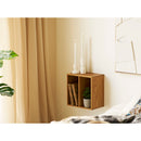 Townsville Væghylde med vertikale rum, egetræ 18x30x30 cm