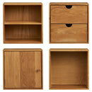 House Nordic - Townsville Væghylder – Sæt af 4 stk. i Natur Eg