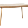 Barrali Spisebord 150 cm med Udtræk - Natur Eg - Nordisk Design - Bolig og Haven