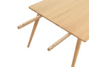 Barrali Spisebord - med Udtræk - Natur Eg - Nordisk Design,190x90x75cm