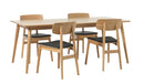 Barrali Spisebord - med Udtræk - Natur Eg - Nordisk Design,190x90x75cm