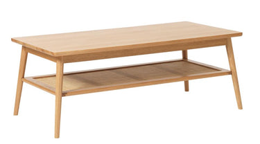 Barrali Sofabord - Natur Eg - Nordisk Design - 45x120x60 cm - Bolig og Haven