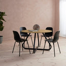 Cesura spisebord, Ø120 cm, eg melamin