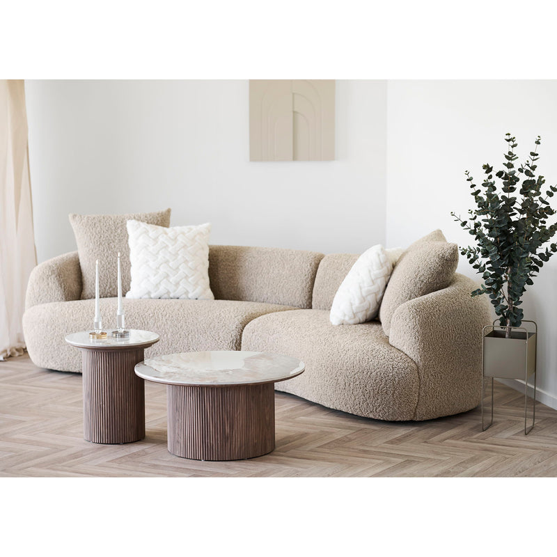 House Nordic – Urtepotte stativ – stål, brun/sand – 22,5×22,5×54 cm