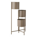 House Nordic - Urtepotte, stål, brun H75,5 cm