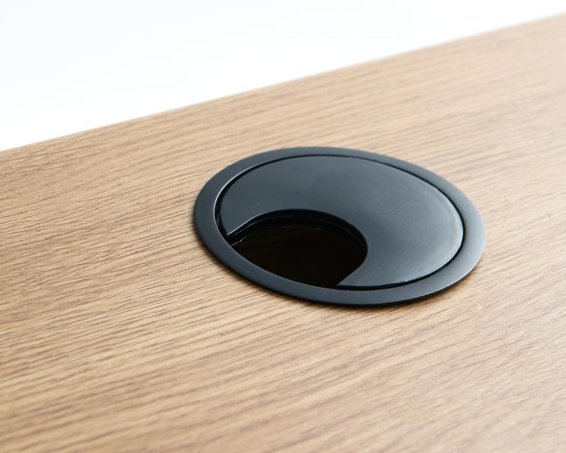 Pensacola Skrivebord, Melamin Egetræs-Look, 120x60x76 cm