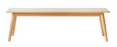 Barrali Bænk - Natur Eg - Nordisk Design - 45x150x35 cm