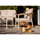 House Nordic - Kodi Dekorations Svampe Teak Natur - Sæt af 2 stk. H25 og H35 cm