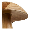 House Nordic - Kodi Dekorations Svampe Teak Natur - Sæt af 2 stk. H25 og H35 cm