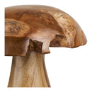 House Nordic - Kodi Dekorations Svampe Teak Natur - Sæt af 2 stk. H25 og H35 cm
