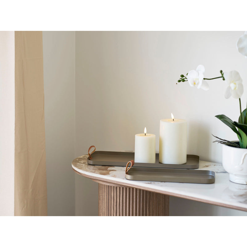 House Nordic Bakke – stål, brun – sæt af 2 – 12×29×1,5 cm / 16,5×39,5×1,5 cm