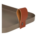 House Nordic Bakke – stål, brun – sæt af 2 – 12×29×1,5 cm / 16,5×39,5×1,5 cm