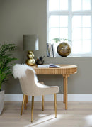 Carno Skrivebord - Naturlig Eg med opbevaring, 120x60x75cm