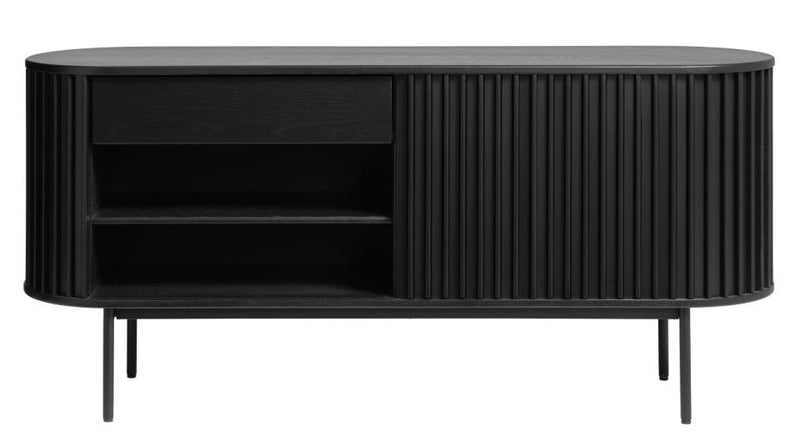 Siena Skænk, Sort Eg, 160x45x73 cm