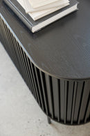 Siena Skænk, Sort Eg, 160x45x73 cm