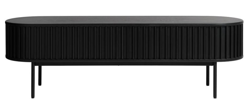 Siena TV-Bord, Sort Eg, 160x45x48 cm