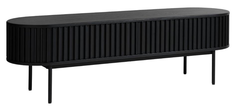 Siena TV-Bord, Sort Eg, 160x45x48 cm