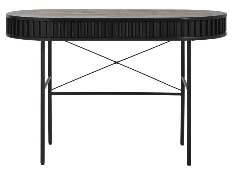 Siena Skrivebord, Sort Eg, 120x60x75 cm