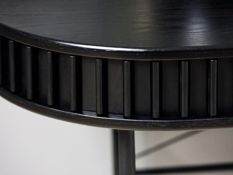 Siena Skrivebord, Sort Eg, 120x60x75 cm