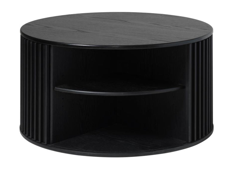 Siena Sofabord, Sort Eg Ø85x45 cm
