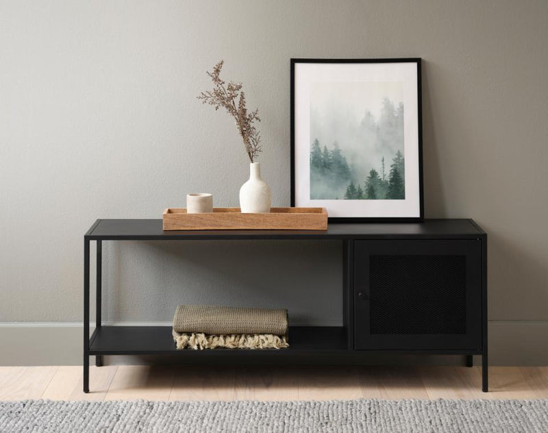 Malibu Skab, Sort, 120x35x47 cm