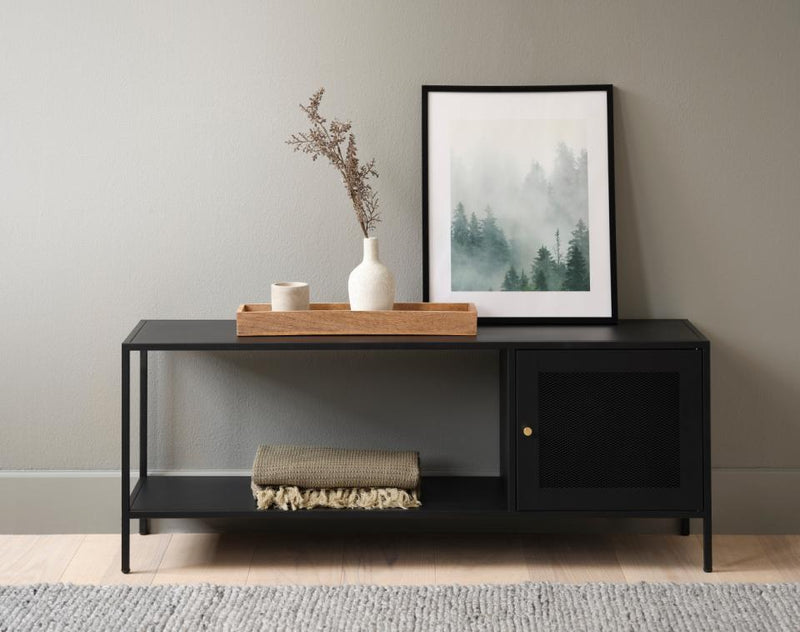 Malibu Skab, Sort, 120x35x47 cm