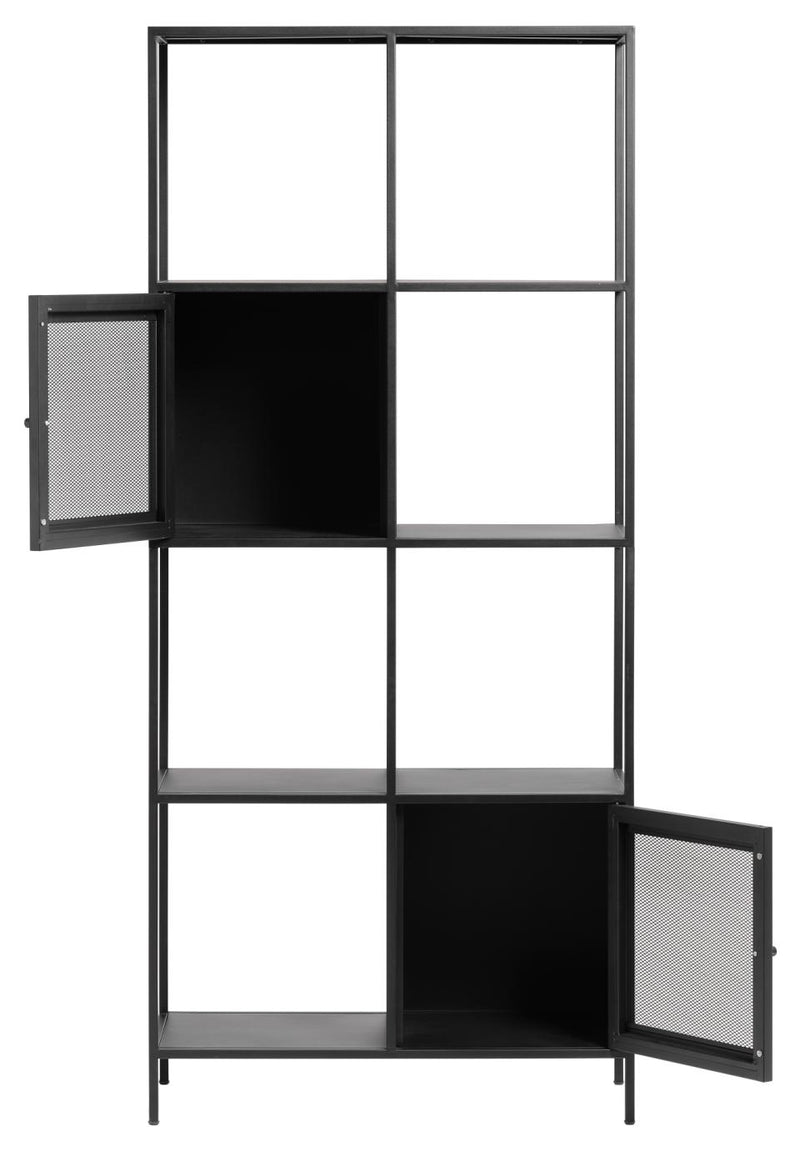 Malibu Bogreol, Sort, 80x35x180 cm