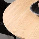 Nola Rundt Spisebord, Natur Eg, Ø120x75 cm