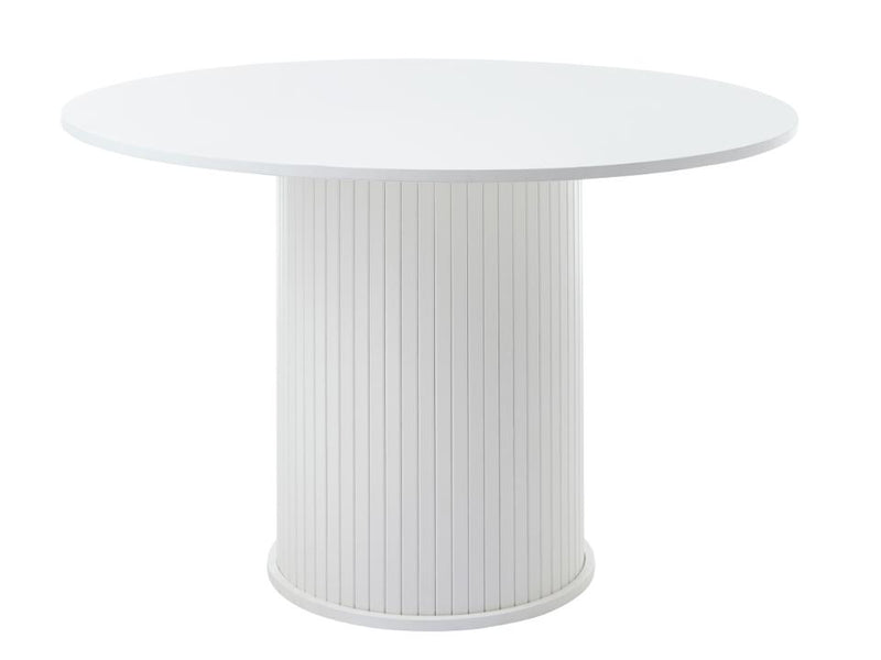 Nola Rundt Spisebord, Hvid, Ø120x75 cm