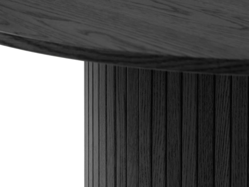 Nola Rundt Spisebord Sort, Ø120x75 cm