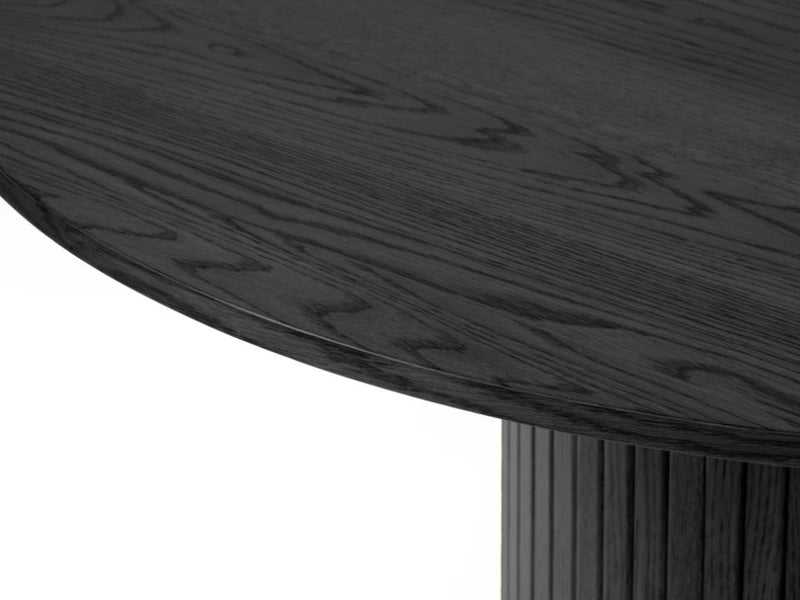 Nola Rundt Spisebord Sort, Ø120x75 cm