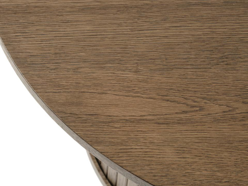 Nola Sofabord, Røget Eg, Ø90x45 cm