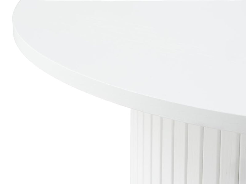 Nola Sofabord, Hvid, Ø90x45 cm