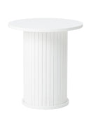 Nola Søjlebord, Hvid, Ø50x55 cm