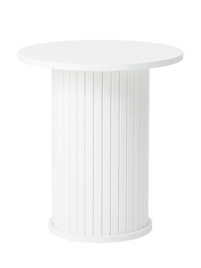 Nola Søjlebord, Hvid, Ø50x55 cm