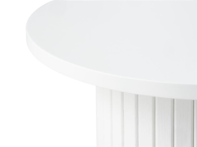 Nola Søjlebord, Hvid, Ø50x55 cm