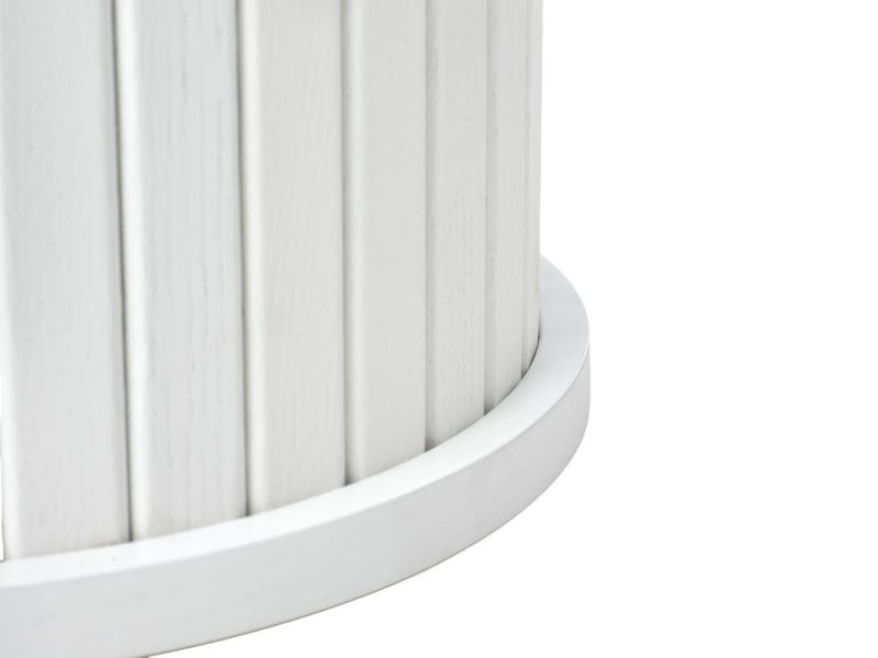 Nola Søjlebord, Hvid, Ø50x55 cm