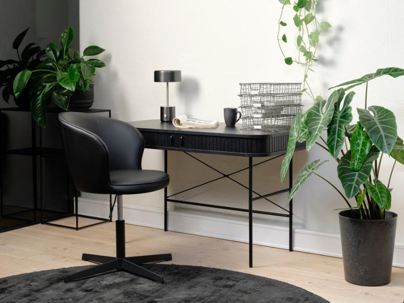 Nola Skrivebord, Sort, 120x60x75 cm