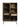 Barrali Vitrineskab 160x110x40 cm - Røget Eg med Glas - Nordisk Design - Bolig og Haven