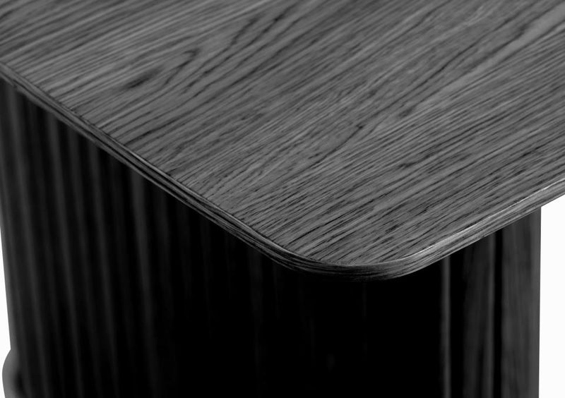 Nola Båd-formet Spisebord, Sort, 100x190x75 cm