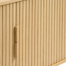 Cavo Skænk 160 cm - Naturlig Eg med Skydelåger