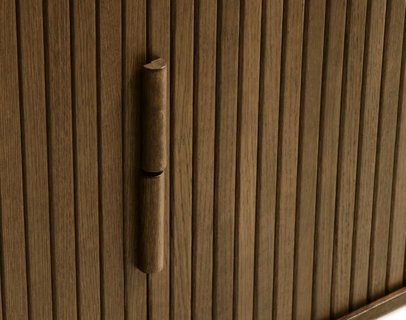 Cavo Skænk 160 cm - Røget Eg med Skydelåger