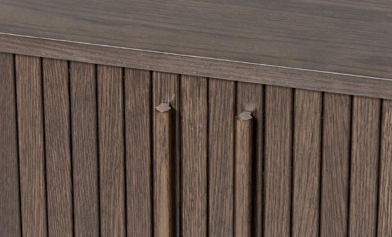 Meta Skænk, Mørk Espresso Brun, 140x45x76 cm