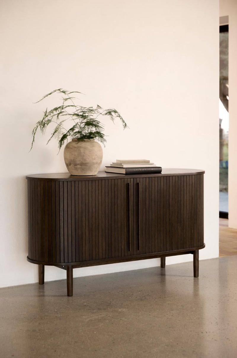 Meta Skænk, Mørk Espresso Brun, 140x45x76 cm