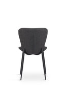 Ross Spisebordsstol, Mørkegrå, 51x60x88 cm, Sæt af 2