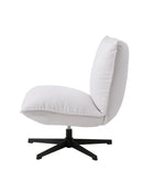 Fraser Loungestol, Offwhite Chenille, 70x83x88 cm