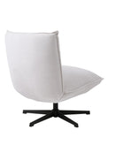 Fraser Loungestol, Offwhite Chenille, 70x83x88 cm