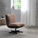 Fraser Loungestol, Mocca Chenille, 70x83x88 cm