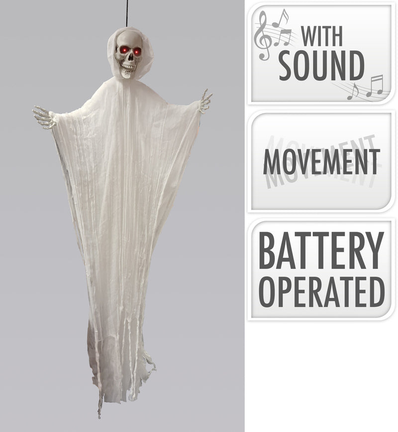 Halloween hængedekoration – Skelet – 112x14x140cm