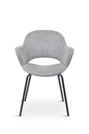 Rowley Spisebordsstol Grå, 58x58x82,5 cm, Sæt af 2